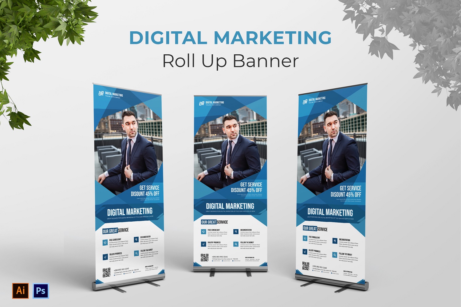 Digital Marketing Roll Up Banner