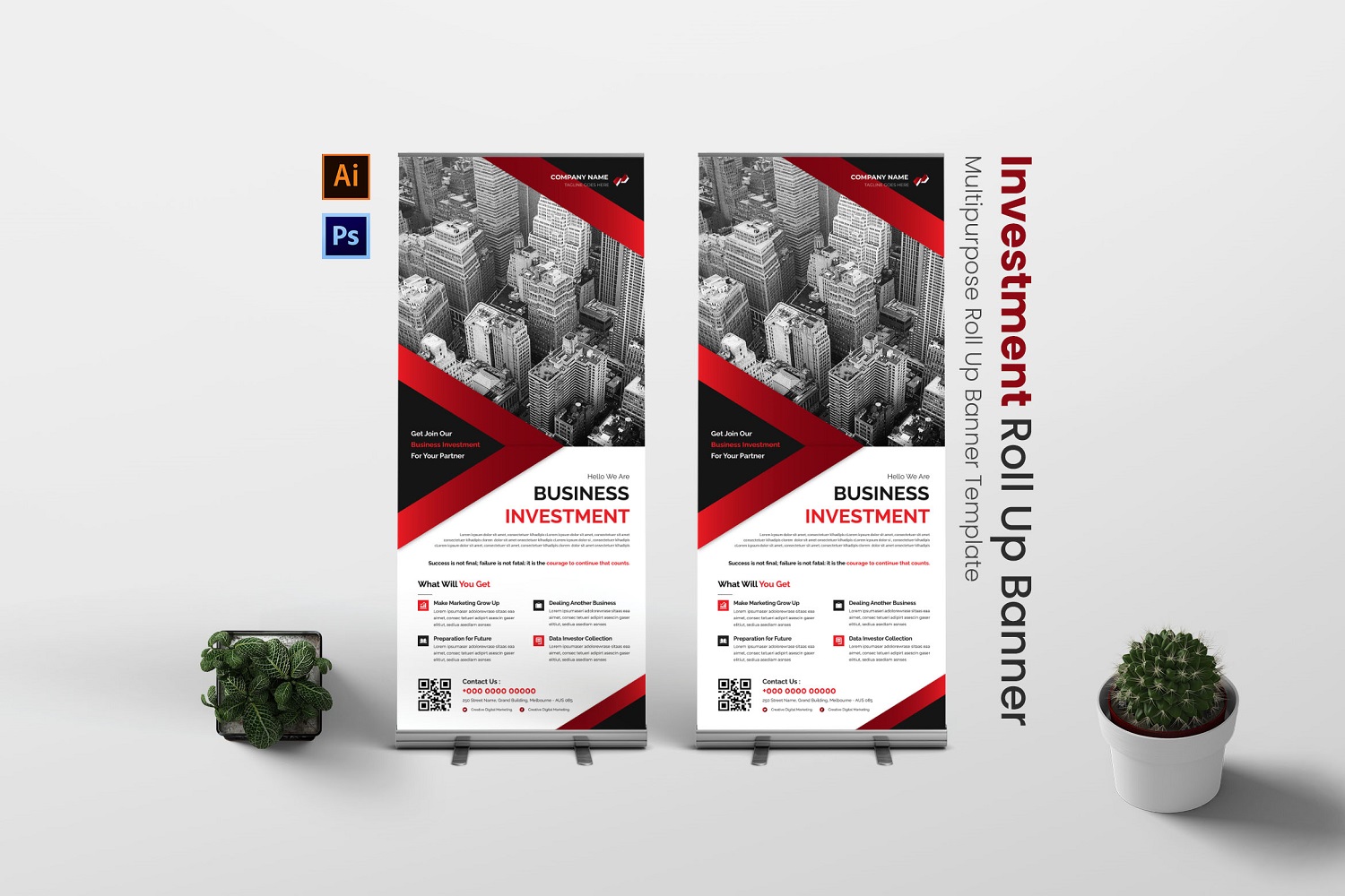 Investment Business Roll Up Banner