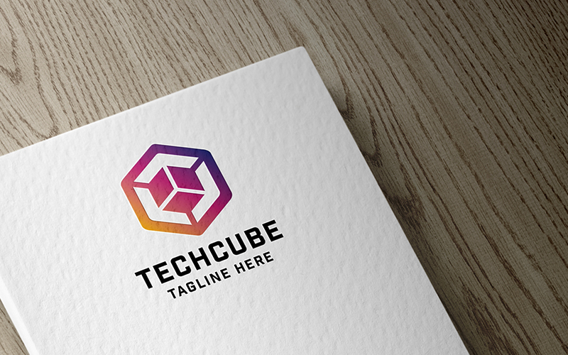 Professional Tech Cube Innovation Logo template