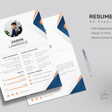 Business Work Resume Templates 182823