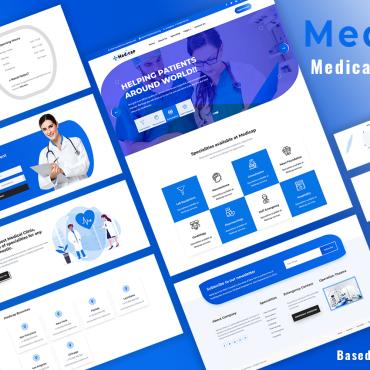 Medical Center Website Templates 182849