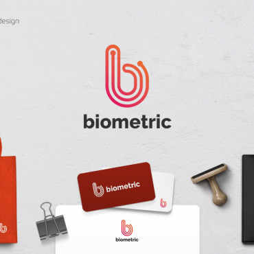 Biometric Letter Logo Templates 182930