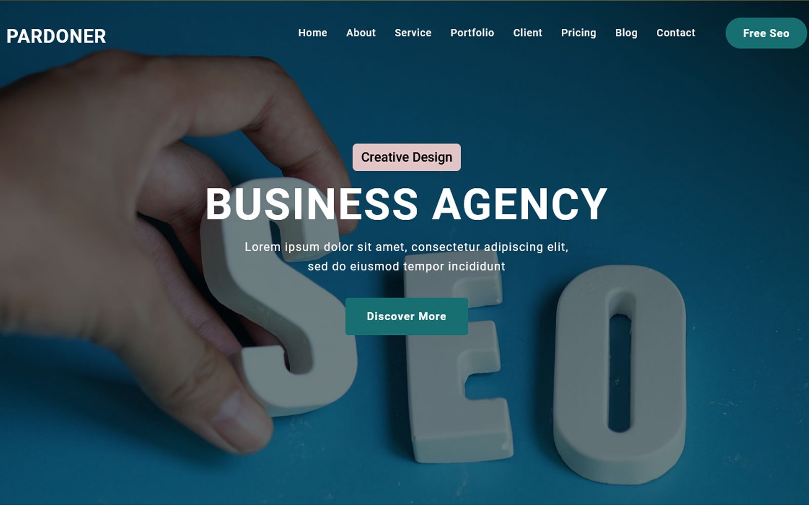Pardoner - SEO & Digital Agency Landing Page Theme
