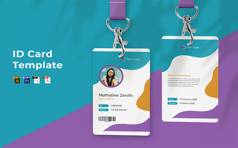 Nathaline Zenith - ID Card Template