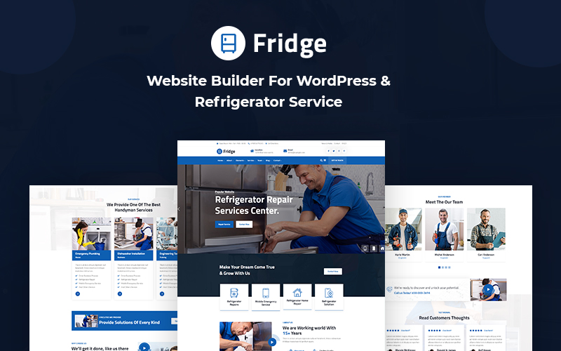 Fridge -  Refrigerator Service WordPress Theme