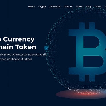 Blockchain Crypto Landing Page Templates 183228