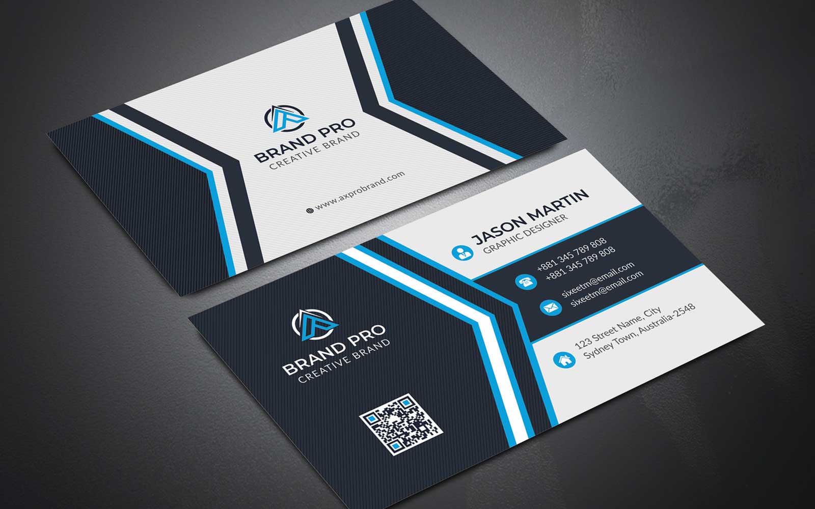Corporate Business Card Brand Pro