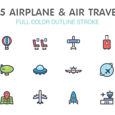 Airport Arrival Icon Sets 183261