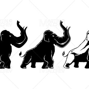 Prehistoric Elephant Illustrations Templates 183313