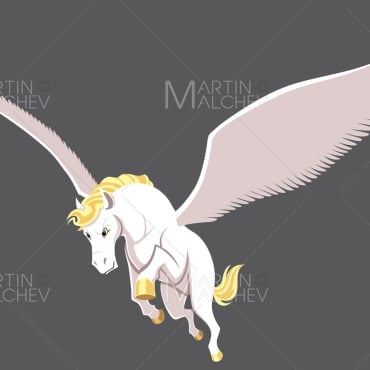 Horse Winged Illustrations Templates 183317