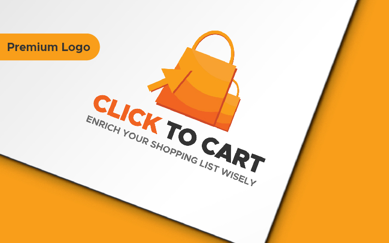 Click To Cart Logo Template