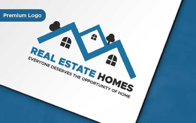 Real Estate Home Logo Template