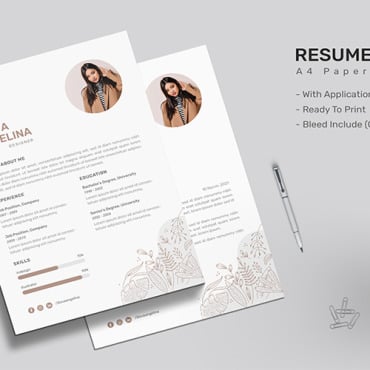 Business Work Resume Templates 183364