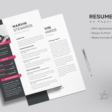 Business Work Resume Templates 183367