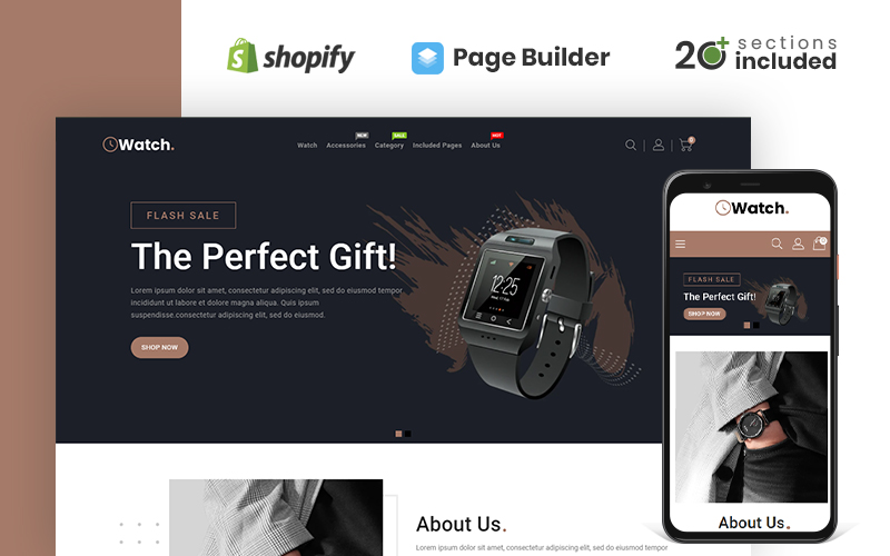 Watch &  Accessories Store Shopify Theme