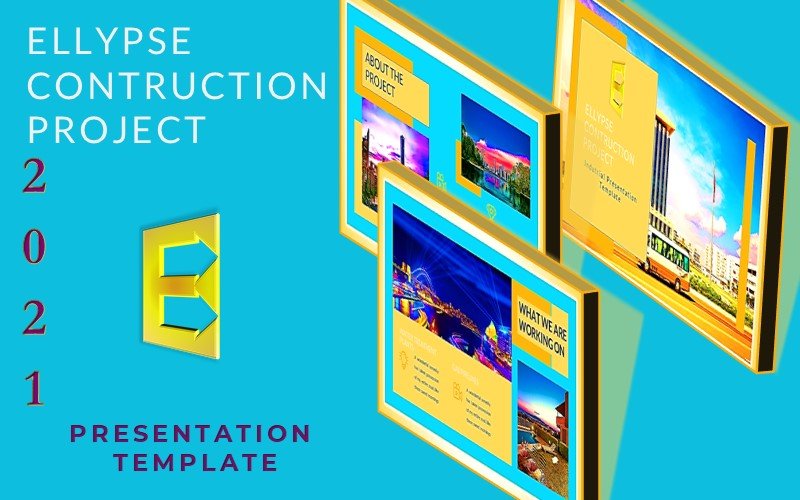 ELLYPSE-Contruction Project Google Slide Presentation Tempalte