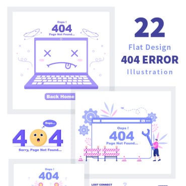 404 Web Illustrations Templates 183413