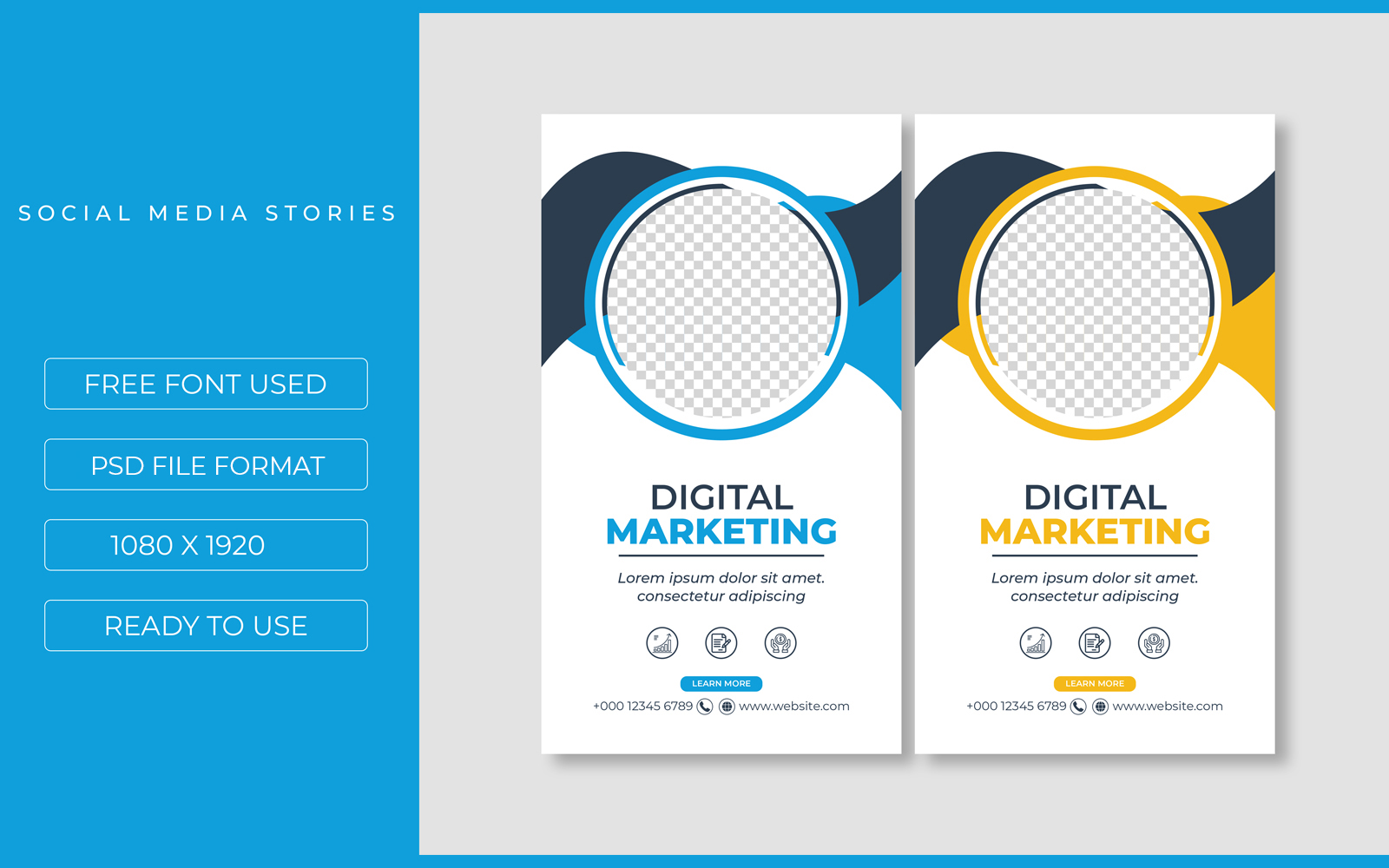 Two Instagram Quote Promotional Templates for Social Media Design