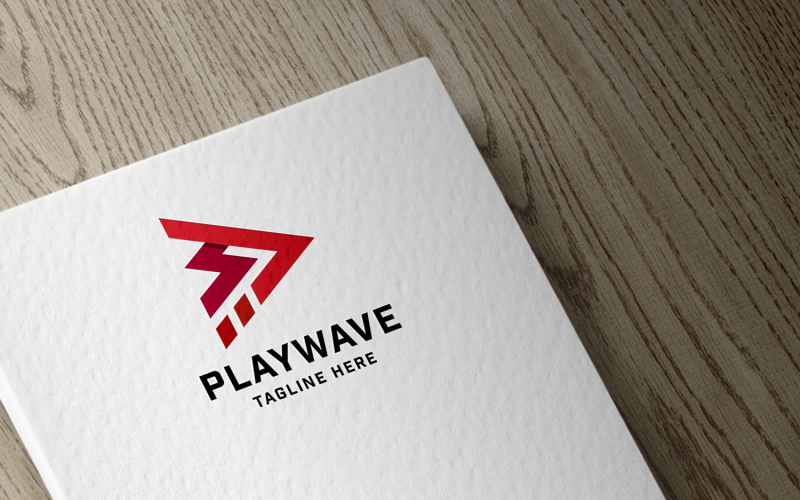 Professional Play Wave Logo template