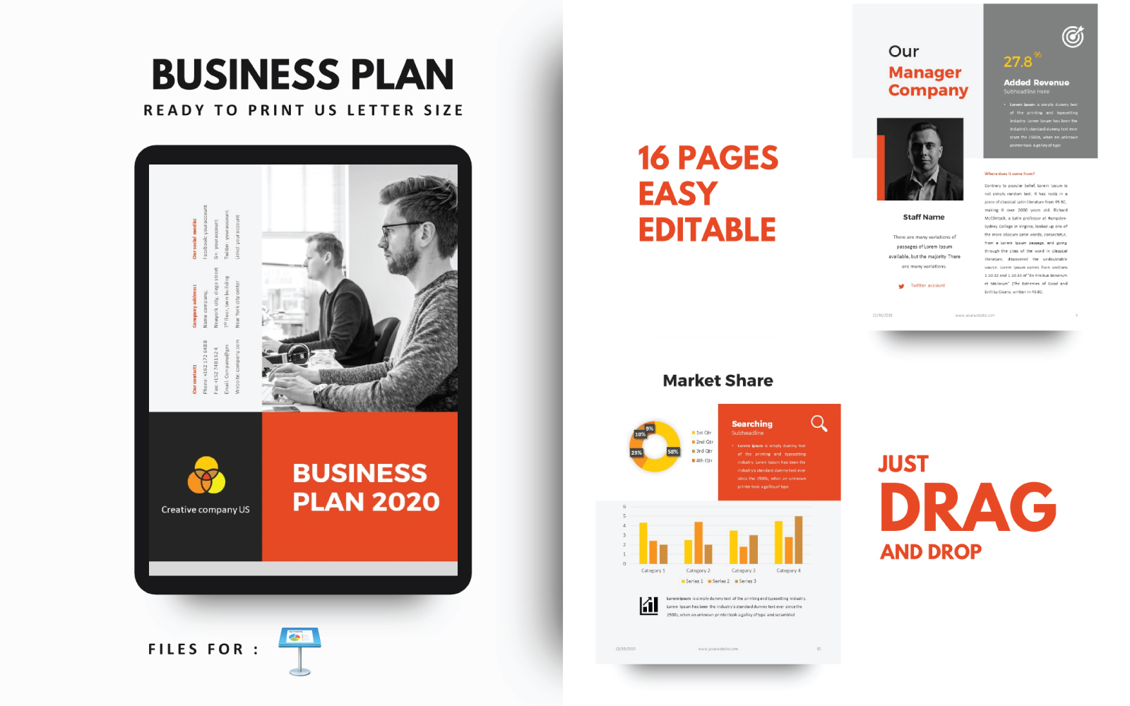 Business Plan Company Keynote Template Presentation