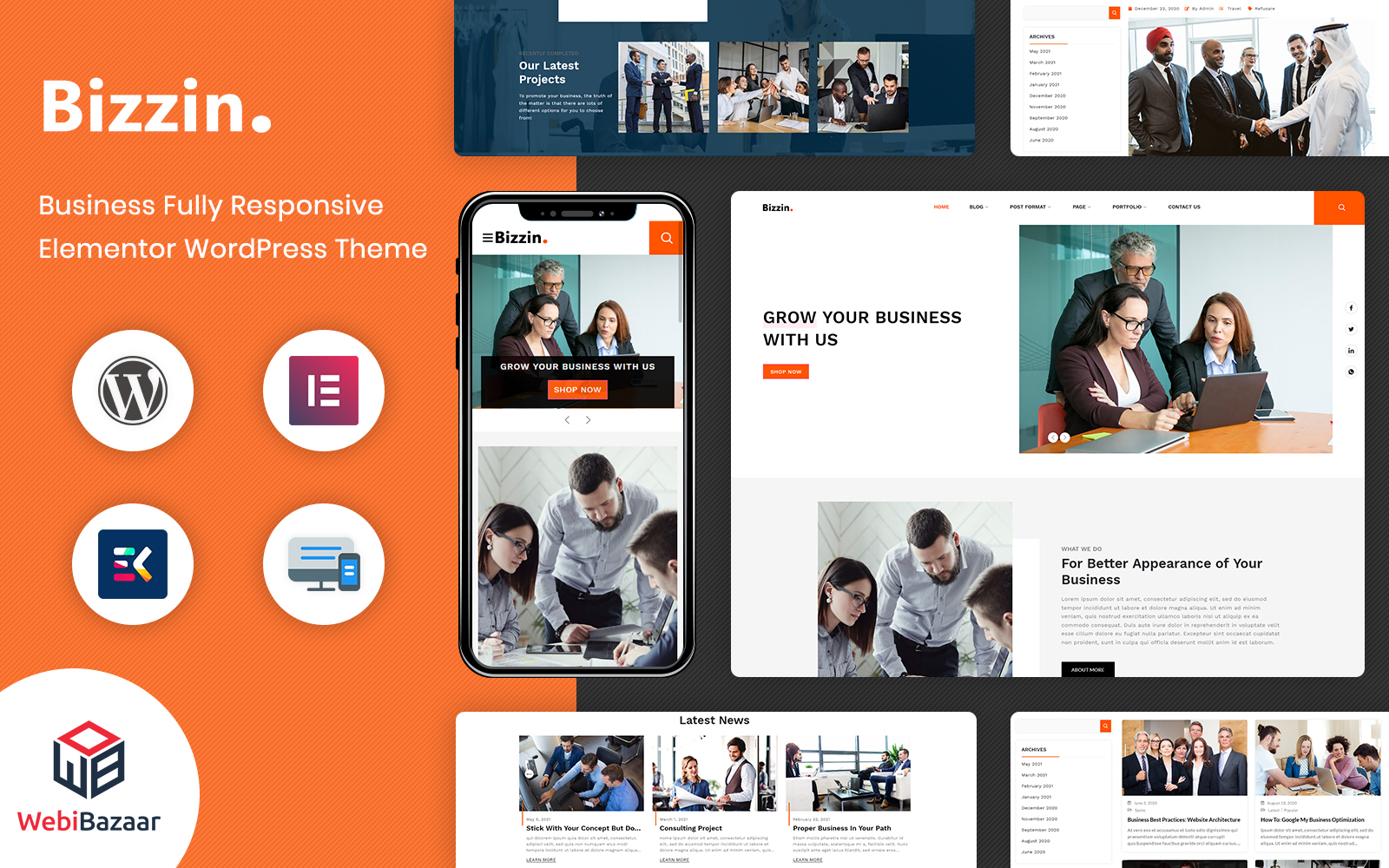 Bizzin - Technology & IT Solution Services WordPress Theme