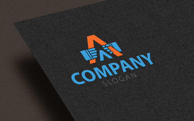 A Letter Logo - Trust to Accept Logo template