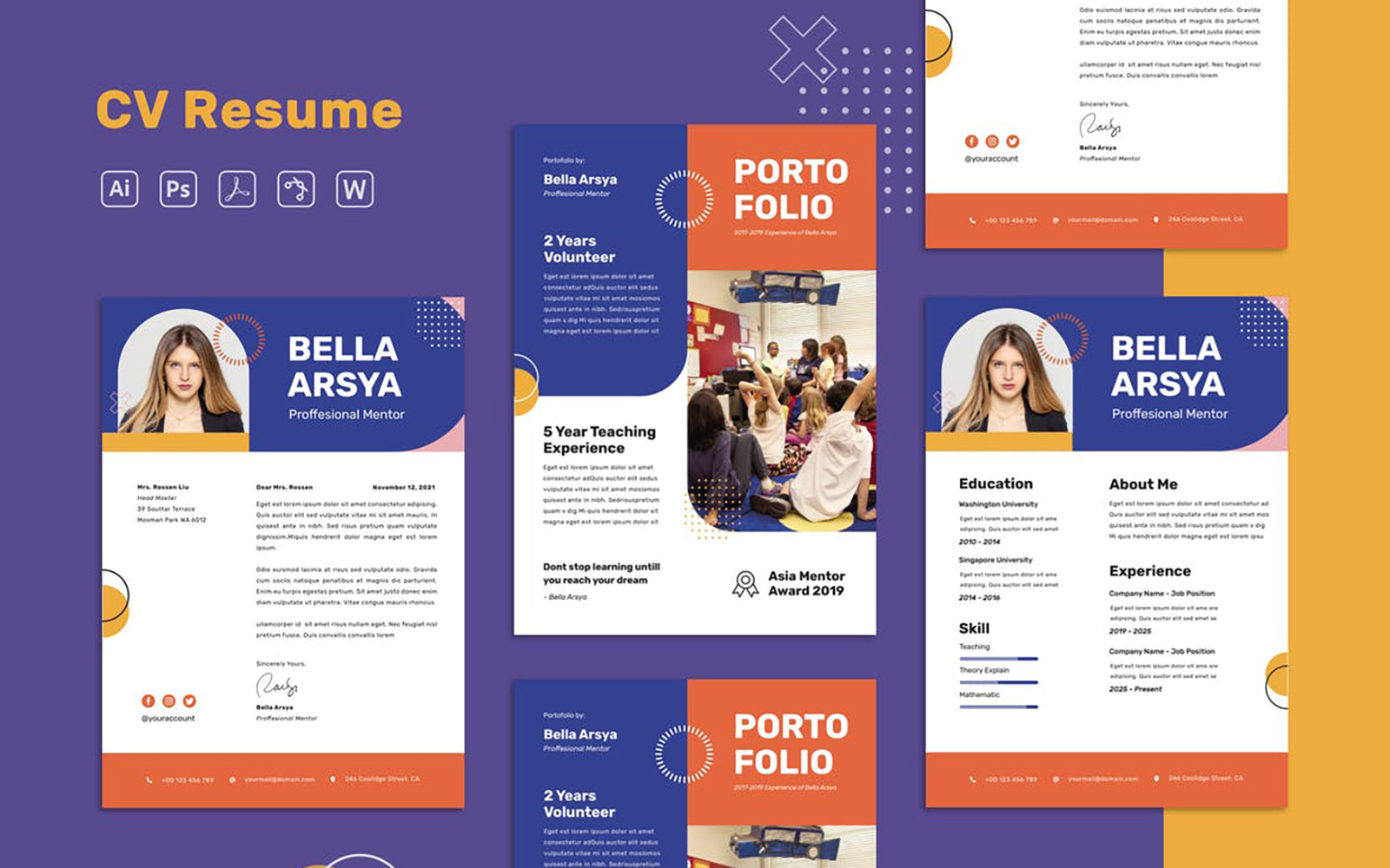 Bella Arsya Resume Template