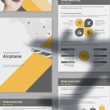 Infographic Gray PowerPoint Templates 183714