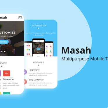 Customizeflatfull Coloriosmaterial Website Templates 183725