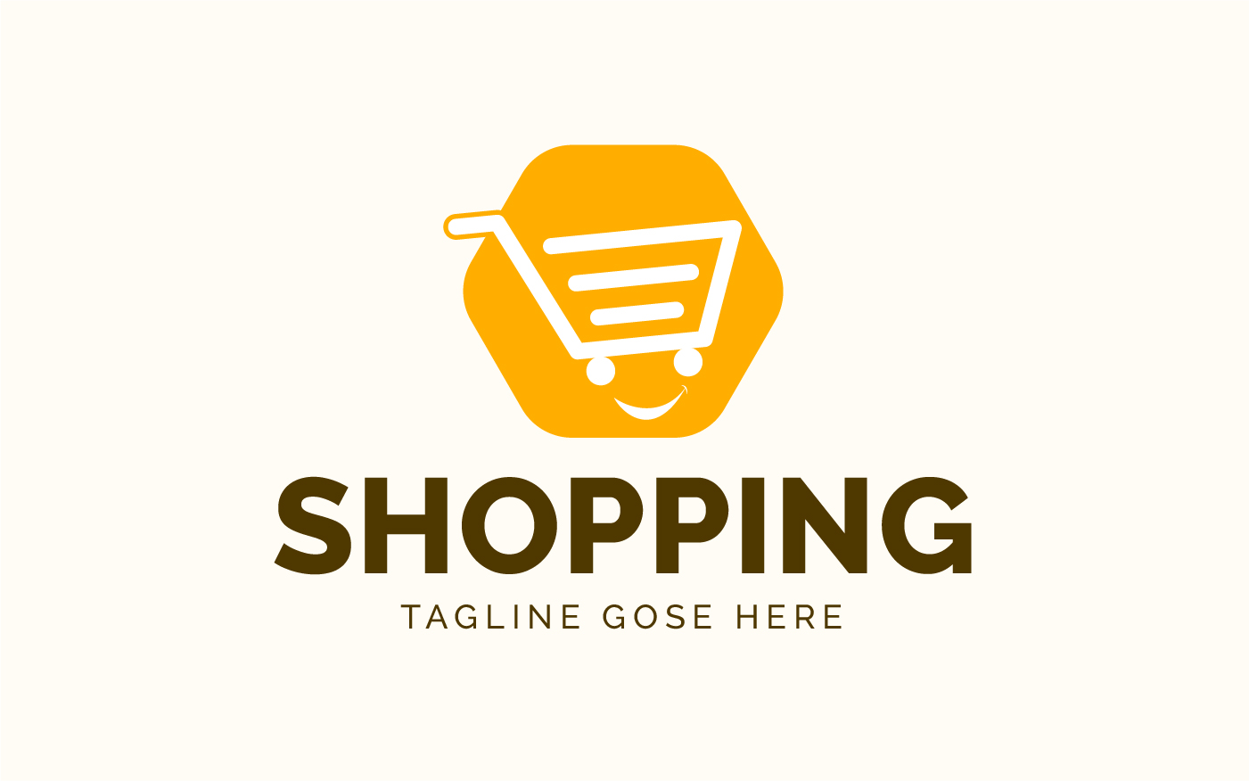 Modern Online Shopping Icon Logo template