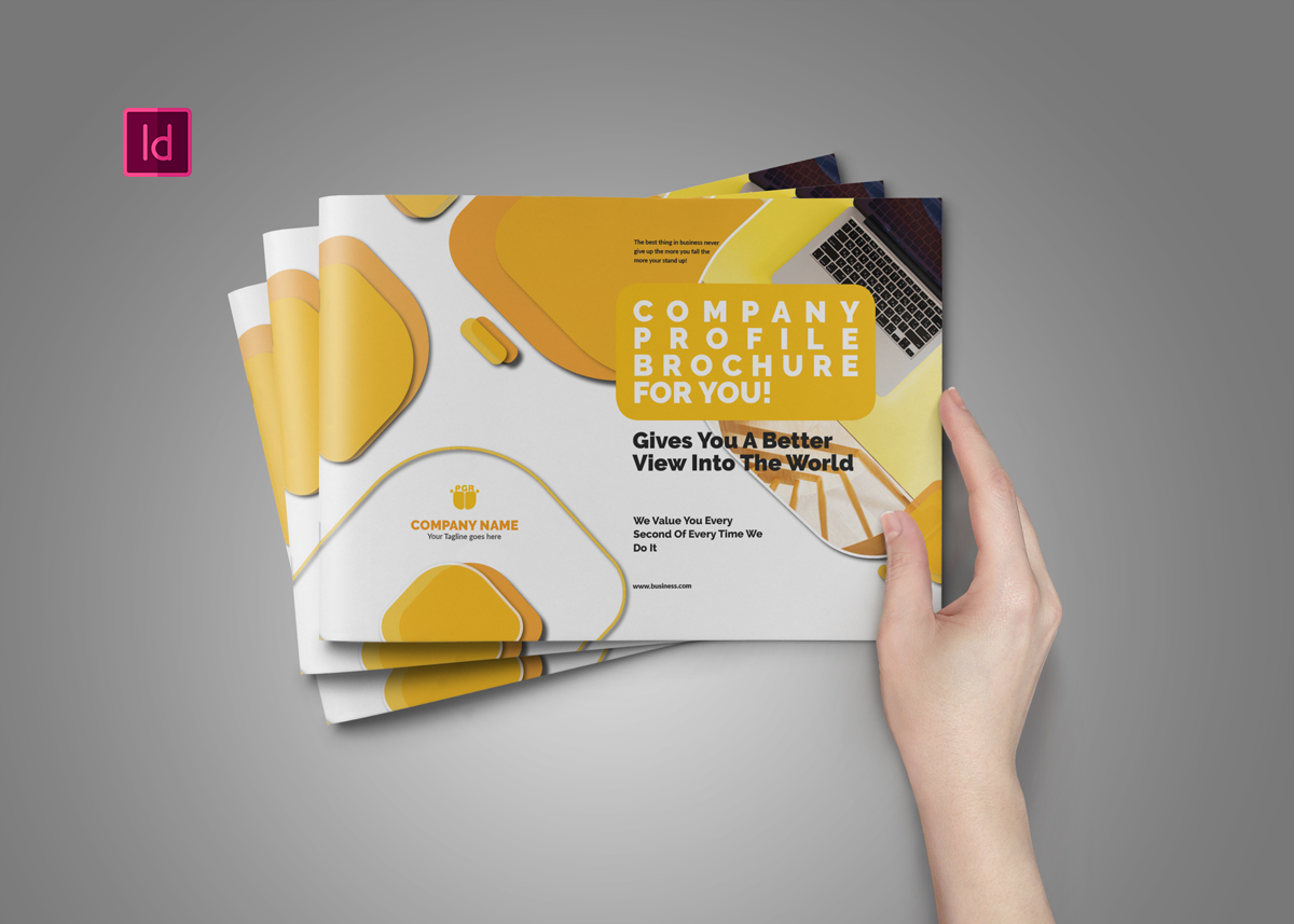 Landscape Brochure - Corporate Identity Template #02