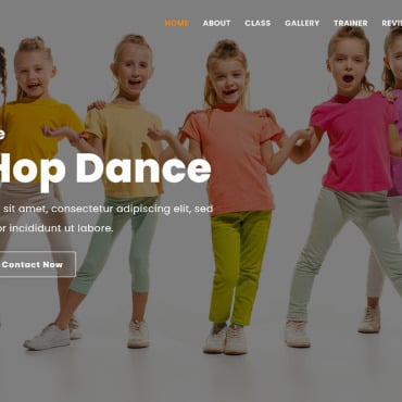 Classes Dance Landing Page Templates 183842