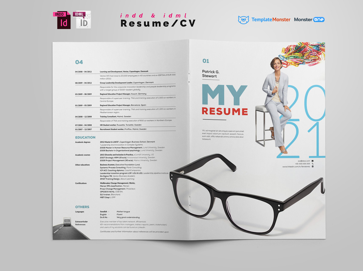 Rdstudio Printable Resume Template #02