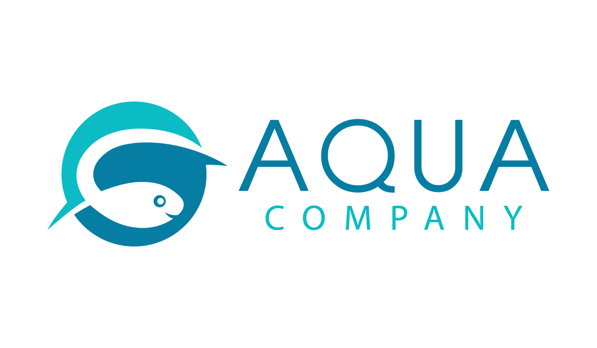 Aqua Company Logo Template