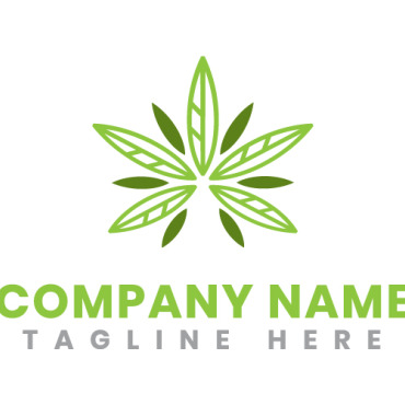 Cannabis Ganja Logo Templates 184018