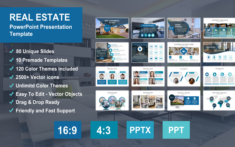 Real Estate PowerPoint Presentation Template