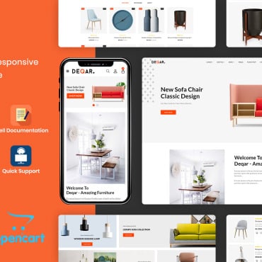Furniture Ecommerce OpenCart Templates 184047