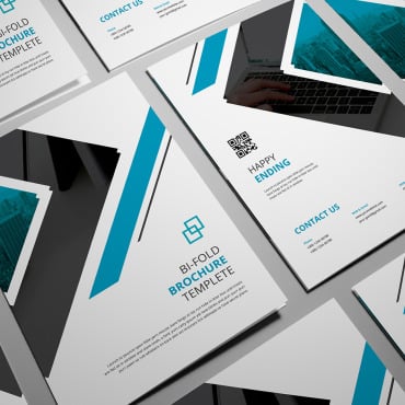 Brochureabstractabstract Brochurebifoldcleancorporatedigitalhalf Corporate Identity 184059