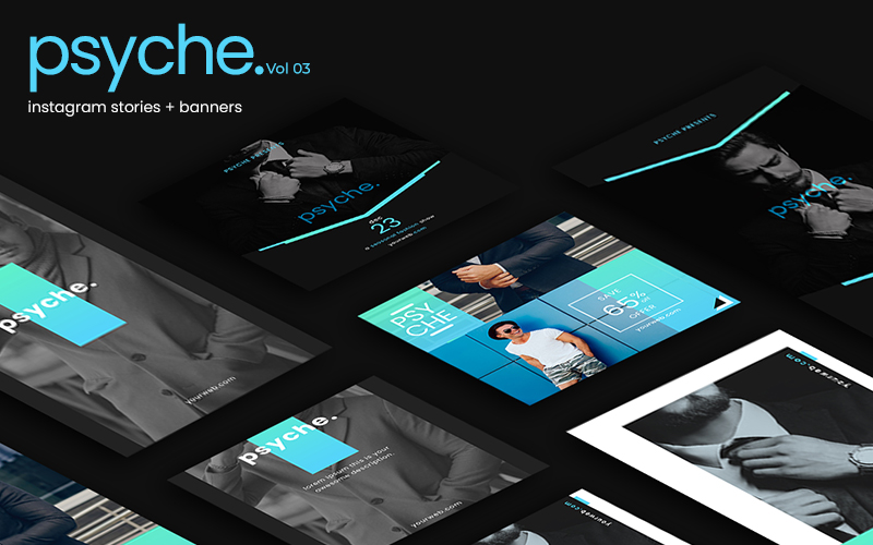 Psyche Vol. 3 - PSD Banner Template for Social Media