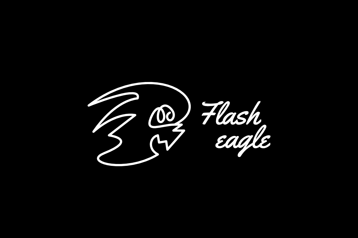 Flash Eagle Logo Design Template