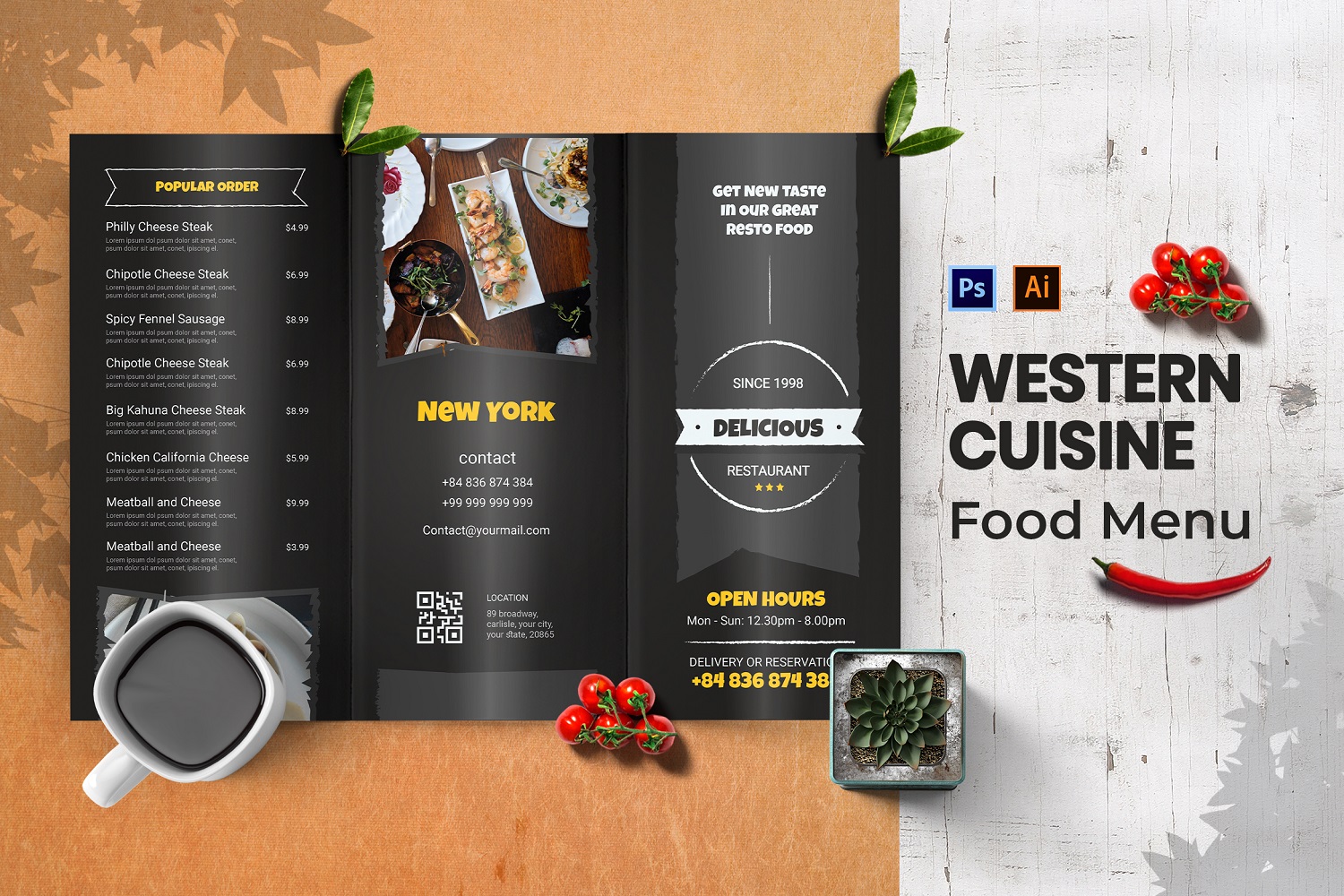 Western Cuisine Food Menu