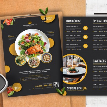 Menu Business Corporate Identity 184258