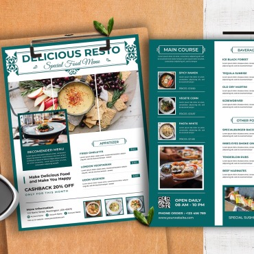 Menu Business Corporate Identity 184261