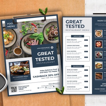 Menu Business Corporate Identity 184262