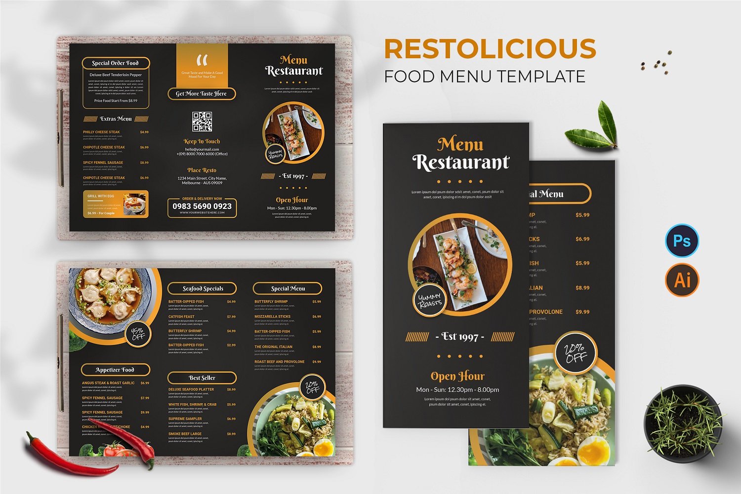 Menu Restolicious Food Menu