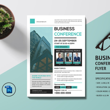 Conference Flyer Corporate Identity 184282