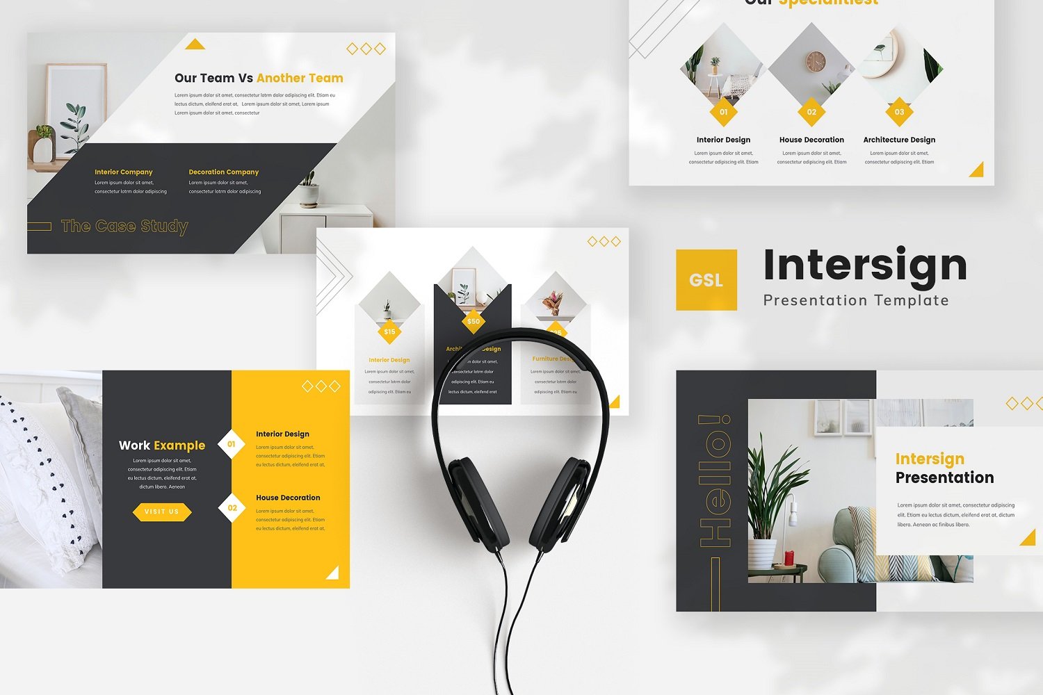 Intersign - Interior Google Slides Template