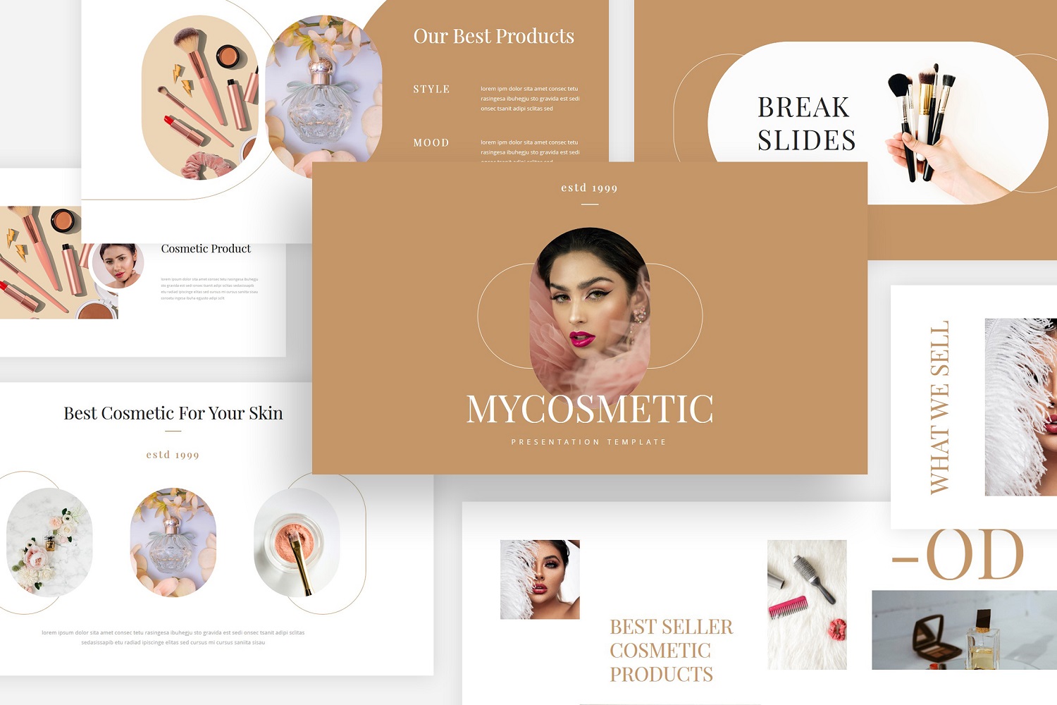 MyCosmetic - Cosmetic Google Slides Template