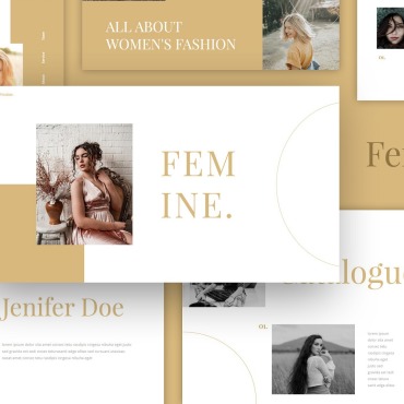 Fashion Model PowerPoint Templates 184327