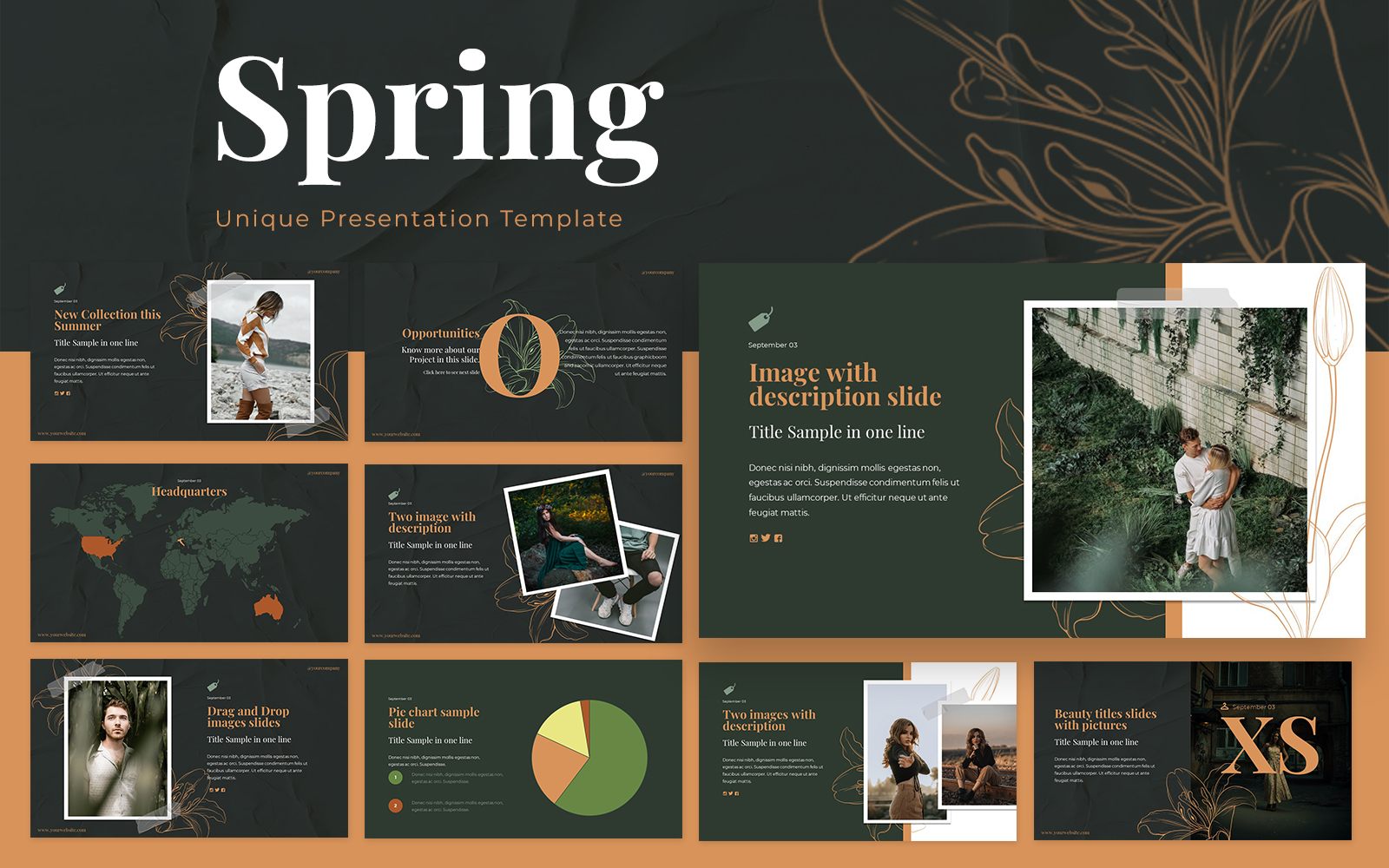 Spring Powerpoint Presentation Template